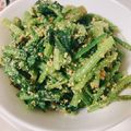 micarinco's cooksnap of when they made ほうれん草(青菜)のピーナッツ胡麻和え♡.