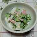 レオミウ's cooksnap of when they made カブとキュウリとハムの簡単サラダ♪.
