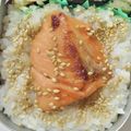 tamago大好き's cooksnap of when they made 焼き鮭のっけ弁当♪.