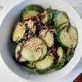 kquesnel's cooksnap of when they made きゅうりと塩昆布の胡麻油炒め.