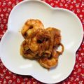 チェックのミニくま's cooksnap of when they made *めちゃくちゃ簡単☆辛いエビチリ*.
