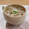 Yukiまむ's cooksnap of when they made 簡単ランチ　舞茸　新玉ねぎの　和風スープ.