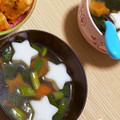 みゃみゃごと's cooksnap of when they made はんぺんとねぎとわかめのごま油香るスープ.