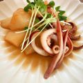 mimimomo14's cooksnap of when they made イカと長いもの煮物.