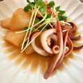 mimimomo14's cooksnap of when they made イカと長いもの煮物.