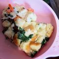 Fuku2mochi's cooksnap of when they made 【離乳食後期～】ルクエでパンプディング.