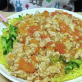 リープリヒ's cooksnap of when they made トマトと鶏ひき肉の冷やし中華。.