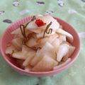 赤い電話's cooksnap of when they made かぶの甘酢漬け.