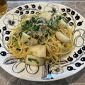 takamama03's cooksnap of when they made 簡単パスタ♡しらすとかぶのペペロンチーノ.