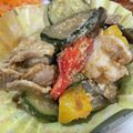 kohaoka's cooksnap of when they made ズッキーニと夏野菜の豚バラ 味噌炒め.