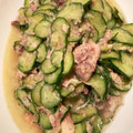 7272yuki's cooksnap of when they made 簡単★さばの水煮缶ときゅうりの酢の物.