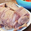 ママうさこ's cooksnap of when they made ベーコン風塩豚焼き.