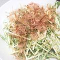 ☆ayami☆26's cooksnap of when they made 5分で【水菜とちくわのサラダ】.