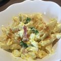 Yokchina's cooksnap of when they made 卵たっぷりのマカロニサラダ.