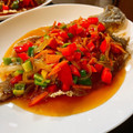 働くナマケモノ's cooksnap of when they made カレイの唐揚げ　中華風甘酢あんかけ.