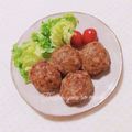 まあまま☆0403's cooksnap of when they made 大葉たっぷり照り焼きつくね.