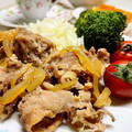 ♡ちかりんです♡'s cooksnap of when they made 浸けて焼くだけ！簡単生姜焼き.