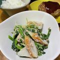 ゆーか1107's cooksnap of when they made 【簡単】小松菜、ちくわ、シーチキンサラダ.