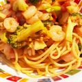いちごちょこ0415's cooksnap of when they made 海老とトマトのクリームパスタ.