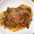 ♡まーちゃん♬'s cooksnap of when they made 冷凍白身魚フライのあんかけ.