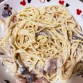 cocoamu's cooksnap of when they made ダッチオーブンで作るクリームパスタ.
