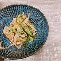 かなかなみん。's cooksnap of when they made もやしときゅうりの塩昆布ナムル風和え物.