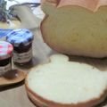 ももいろさくら's cooksnap of when they made ブリオッシュ風ミルク食パン♡HB＆クマ.
