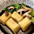 ばたみそーぱん☆'s cooksnap of when they made 揚げ高野豆腐と青梗菜のとろみ中華煮.