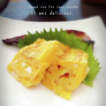 inyako's cooksnap of when they made お母さんの甘い卵焼き ～焼き方のコツも～.