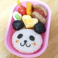 ミミーママ's cooksnap of when they made 初心者でも簡単♪パンダキャラ弁.