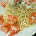 gidakanon's cooksnap of when they made トマト＆カッテージチーズの冷製パスタ.
