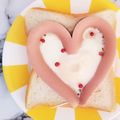 ちょこにん's cooksnap of when they made ハート目玉焼きアート朝ご飯★めざましTV.