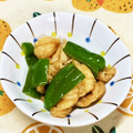 にきけん's cooksnap of when they made ピーマンと油揚げ炒め.