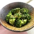 お料理ニャロメ's cooksnap of when they made 丸ごと ブロッコリーの簡単！辛子和え.