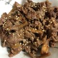 飲兵衛さんの台所's cooksnap of when they made 芋がらと牛肉のきんぴら.