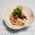 バカリャウ's cooksnap of when they made レンジで簡単☆たっぷりきのこの梅おかか.