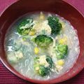 SUNMOONMOM's cooksnap of when they made ブロッコリーと春雨のとろみスープ.