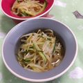赤い電話's cooksnap of when they made キュウリともやしの中華風サラダ.