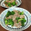 赤い電話's cooksnap of when they made とまらない。豚コマとブロッコリー中華炒め.