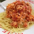 YU-ZEN's cooksnap of when they made ヘルシー♪冷凍豆腐を使ったミートソース☆.