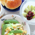 umi☆neco's cooksnap of when they made 和風だしで♡スナップえんどうの卵炒め♡.