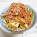 ＠迷子＠'s cooksnap of when they made フライパンひとつで豆苗&豆腐チャンプルー.