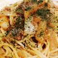 こじま･ジョフロワ's cooksnap of when they made ワンポット☆生姜香る大根とひき肉のパスタ.
