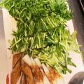 大阪のちゃーちゃん's cooksnap of when they made 水菜とごぼ天の卵とじ.