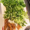大阪のちゃーちゃん's cooksnap of when they made 水菜とごぼ天の卵とじ.