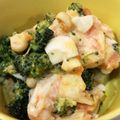 ☆コタロウママ☆'s cooksnap of when they made 蒸しエビとブロッコリーと茹で卵のサラダ.