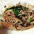 ★ほしこ★'s cooksnap of when they made ピリ辛or激辛？スタミナ納豆ニラパスタ.