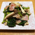 シマりんご☆'s cooksnap of when they made ほうれん草とベーコンとエリンギの醤油炒め.