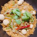 Mi〜o☆'s cooksnap of when they made 蒸し麺で作るあんかけ焼きそば.