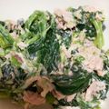 にゃんじゅ〜ろ〜☆'s cooksnap of when they made ほうれん草とツナの簡単サラダ☆.